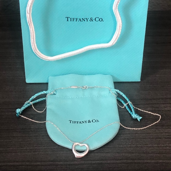 Tiffany & Co. Jewelry - Tiffany & Co. Open Heart Elsa Peretti Necklace
